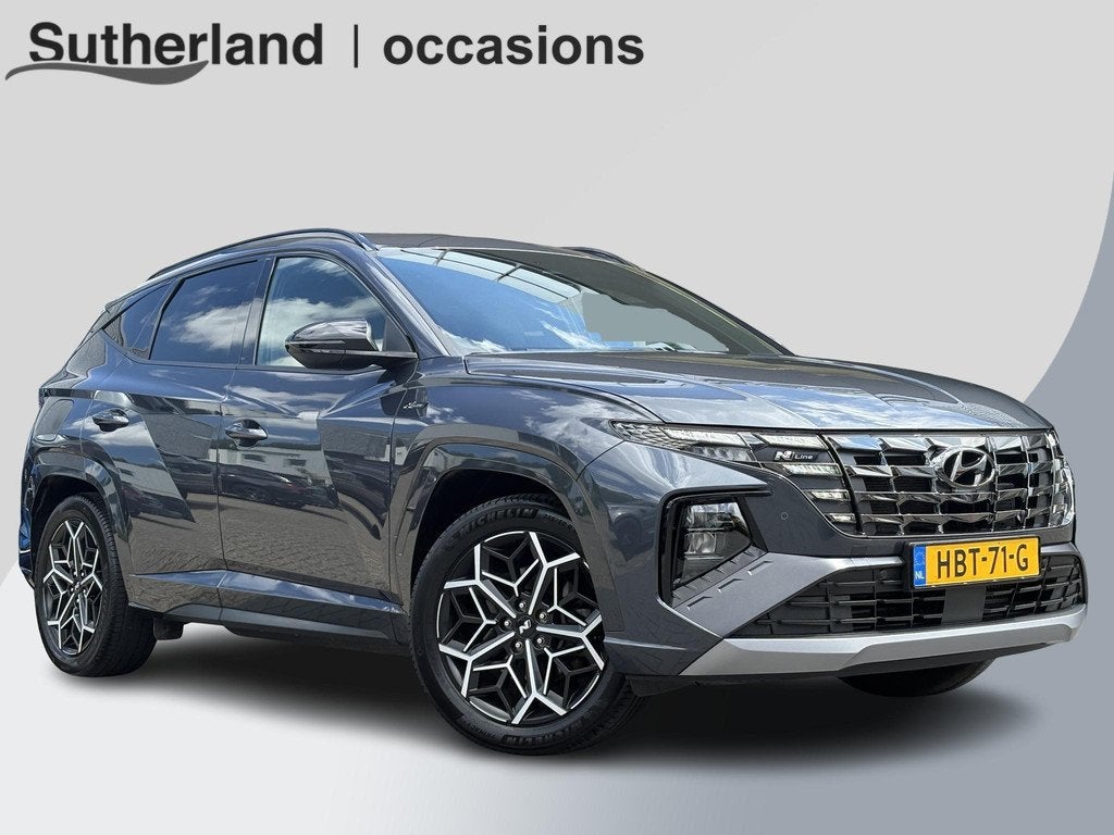 Hyundai Tucson 1.6 T-GDI PHEV N Line 4WD | Afneembare trekha, Auto's, Hyundai, Bedrijf, Te koop, Tucson, 4x4, ABS, Adaptieve lichten