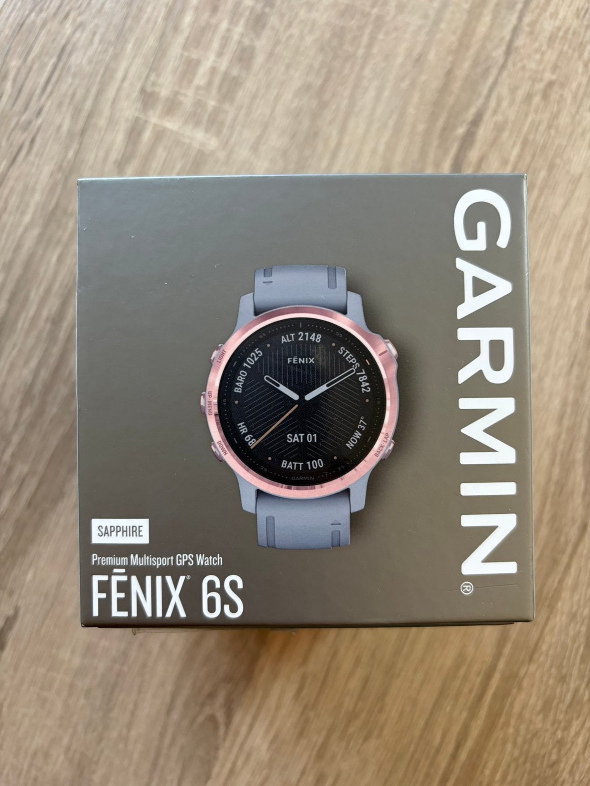 Garmin Fenix 6s Sapphire, Sieraden, Tassen en Uiterlijk, Sporthorloges, Verzenden, Gebruikt, Grijs