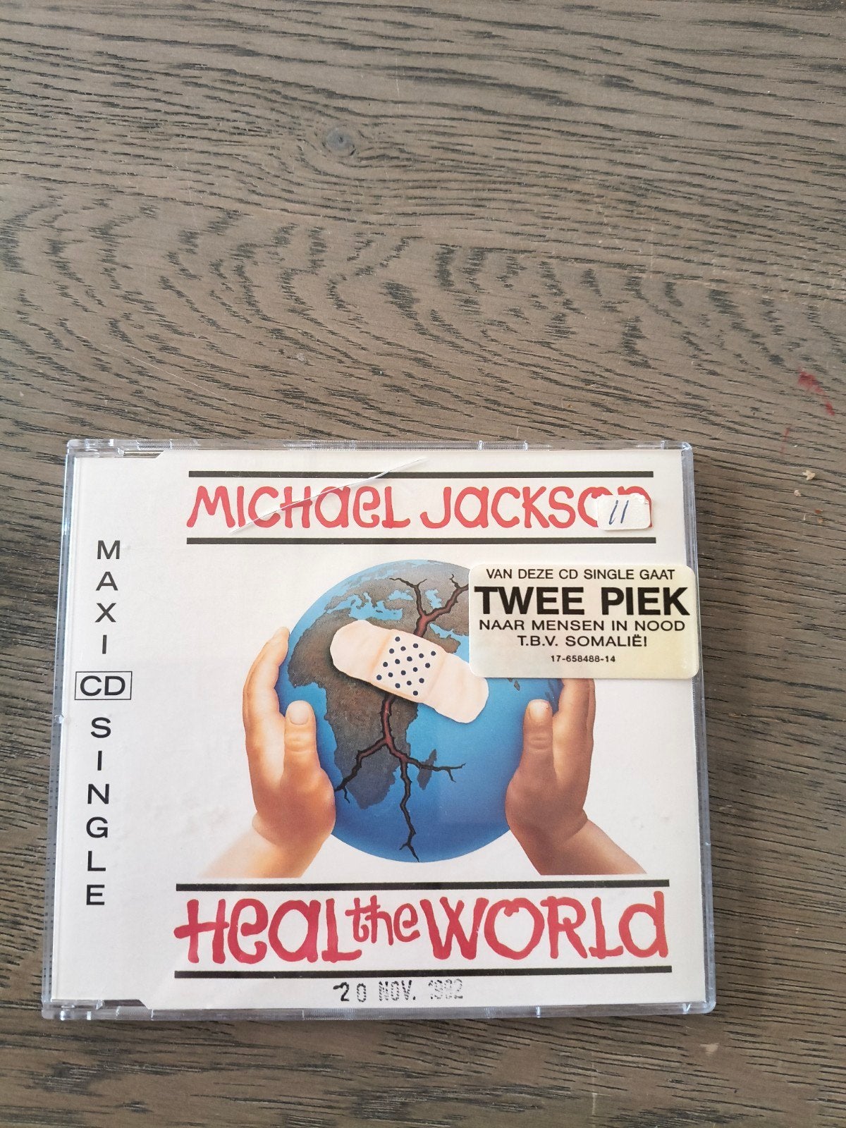 Michael Jackson - Heal the World CD Maxi-Single (1992), Cd's en Dvd's, Ophalen of Verzenden, Zo goed als nieuw, Pop