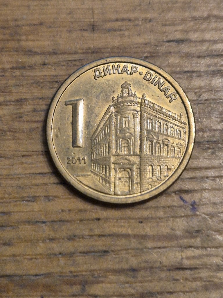 Servië - 1 Dinar 2011, Verzenden, Overige landen, Losse munt