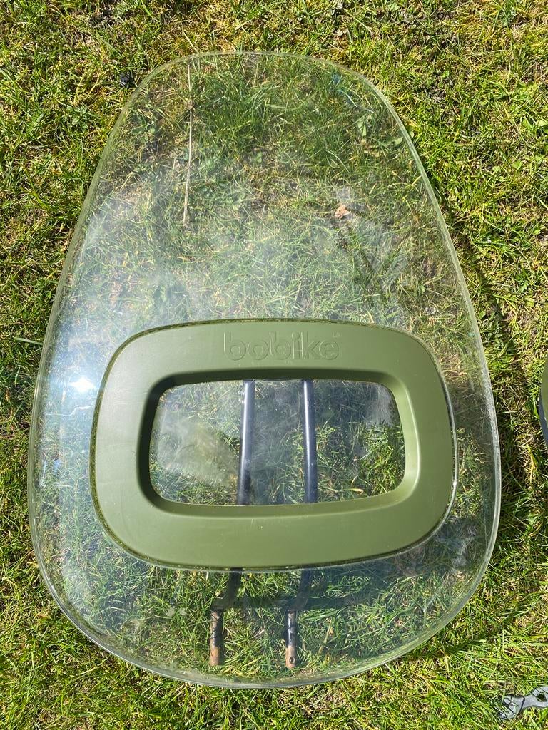 Bobike fietsstoeltje met windscherm - Groen, Ophalen, Voorzitje, 0 t/m 13 kg, Gebruikt