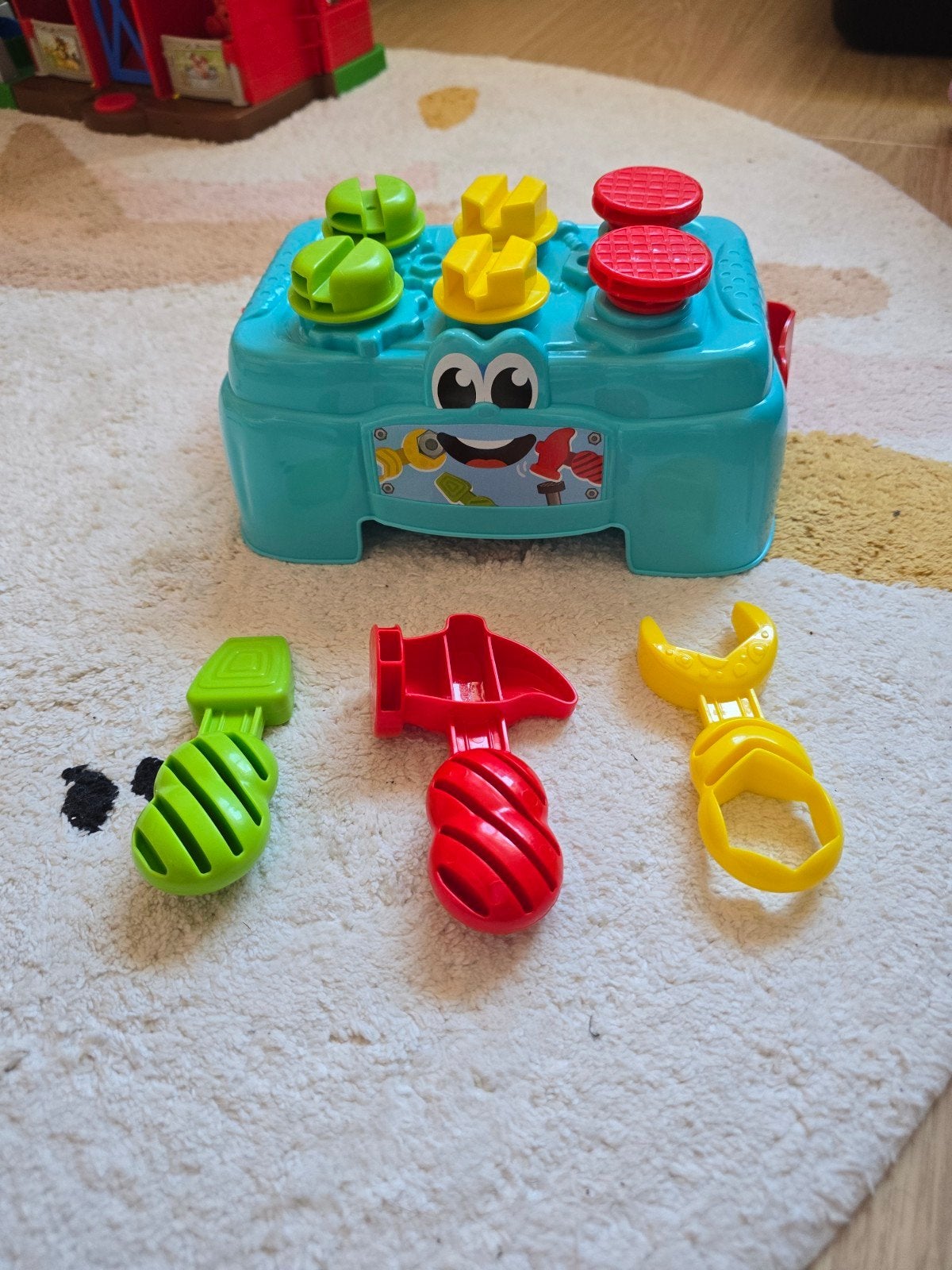 Baby Clementoni gereedschapskist met hamertje en sleutel, Ophalen of Verzenden, Zo goed als nieuw, Overige typen