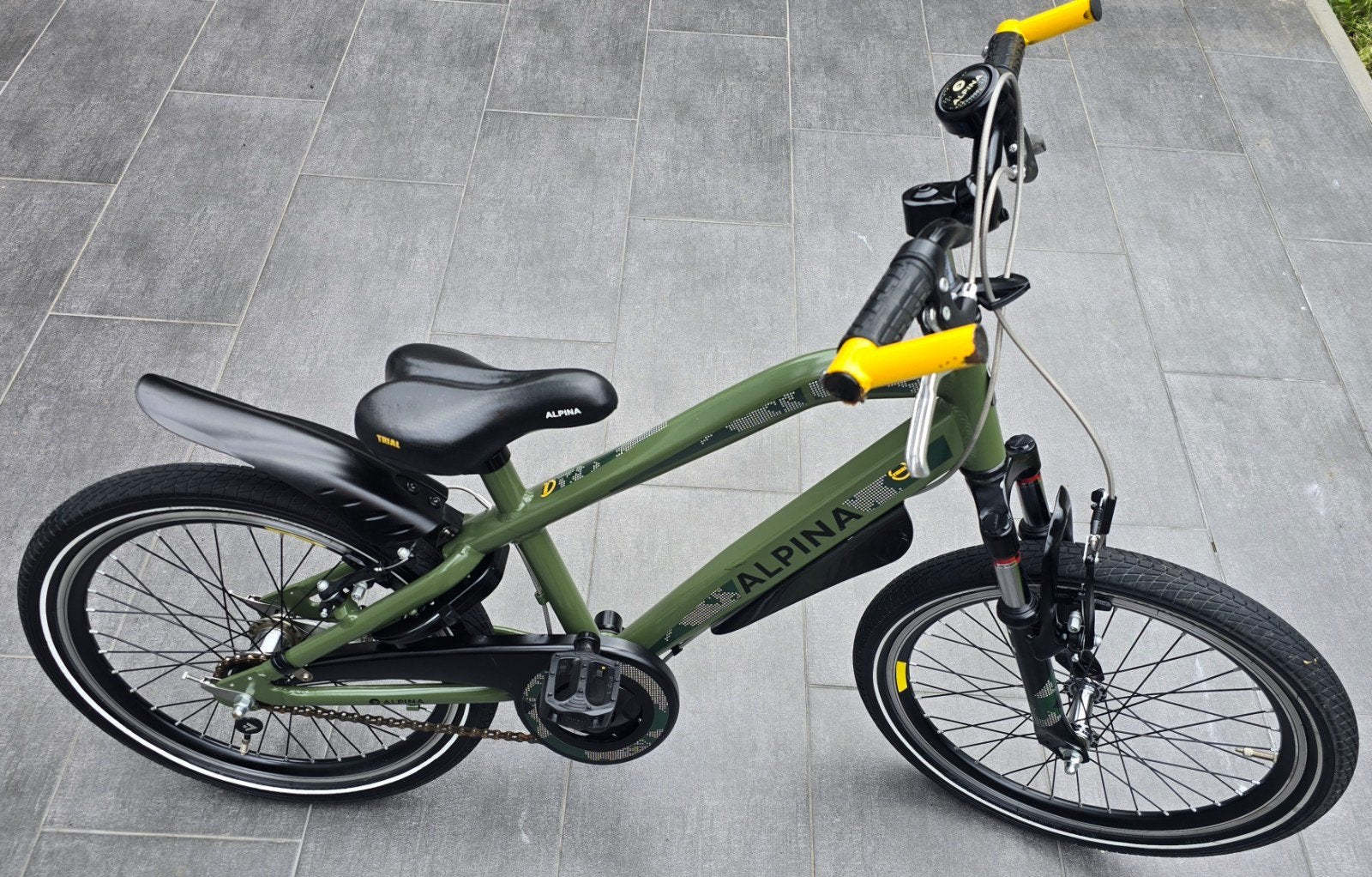 Alpina trail 20 inch, Fietsen en Brommers, Fietsen | Kinderfietsjes, Ophalen, 20 inch of meer, Velgrem, Zo goed als nieuw