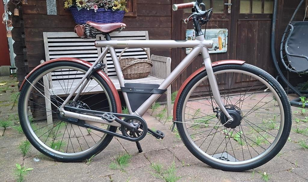 VanMoof S1 Brooks editie 574km nieuwstaat, Ophalen, Zo goed als nieuw, 55 tot 59 cm, Vanmoof