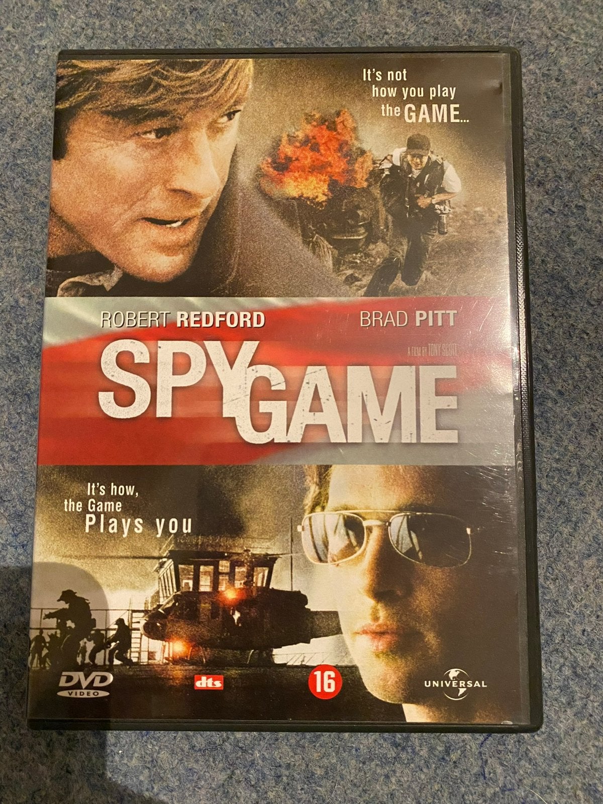 Spy game DVD met o.a Brad Pitt in goede staat, Vanaf 16 jaar, Ophalen of Verzenden, Zo goed als nieuw, Actiethriller