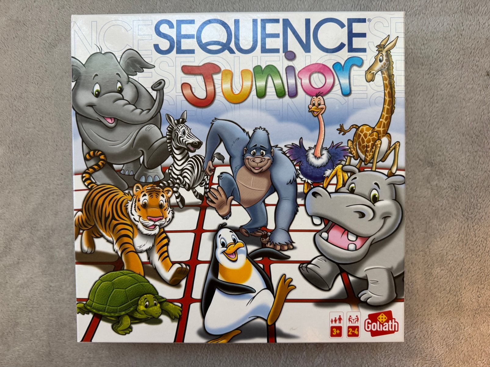 Sequence junior, Hobby en Vrije tijd, Gezelschapsspellen | Bordspellen, Ophalen of Verzenden, Zo goed als nieuw
