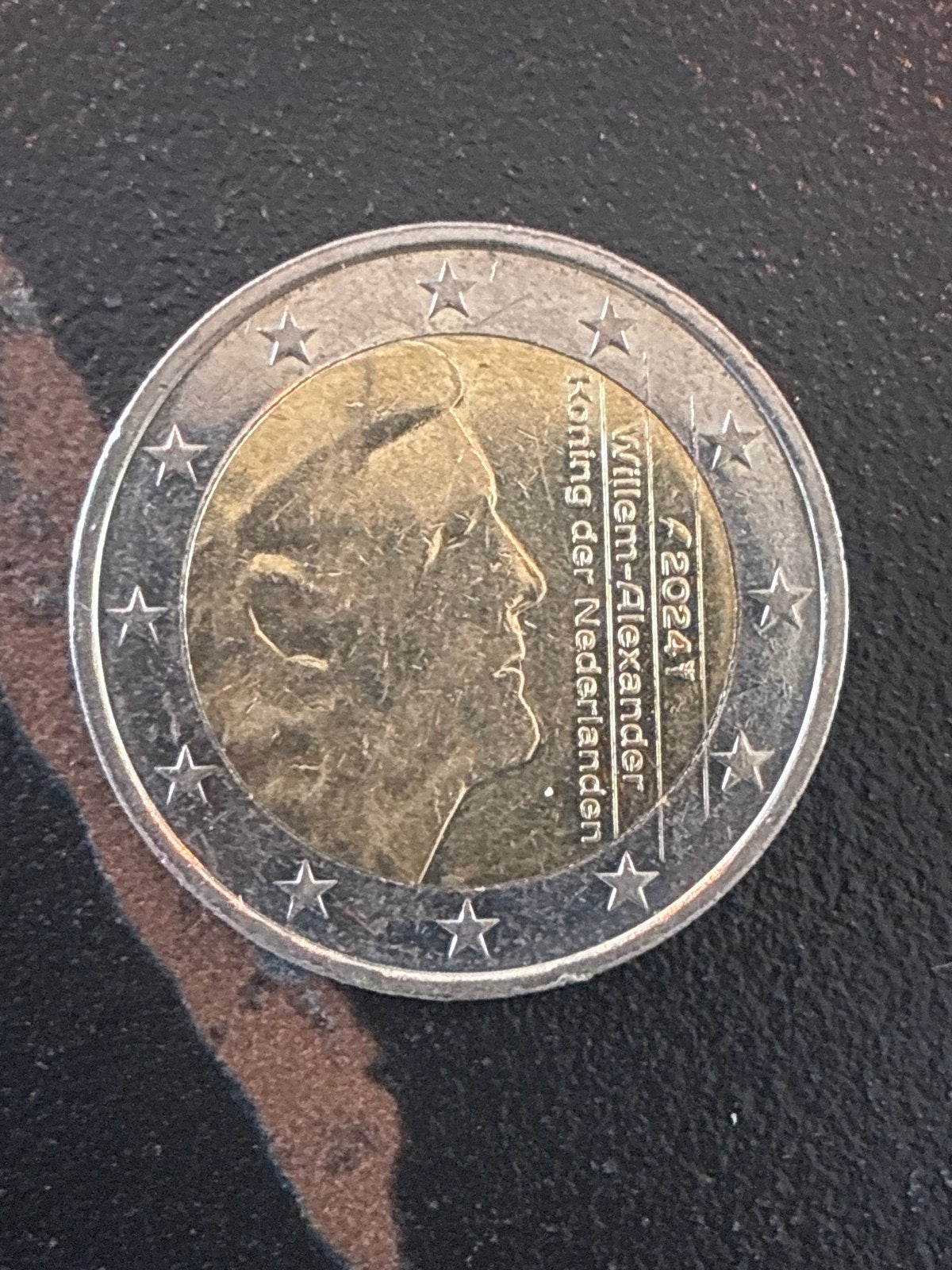 2 Euro Munt Willem-Alexander 2024, Ophalen of Verzenden, Overige landen, 2 euro, Losse munt