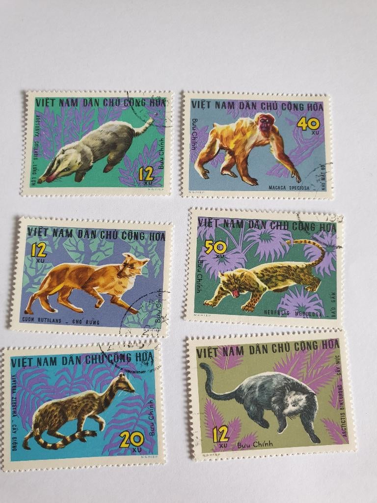 3264 vietnam dan chu cong hoa wilde dieren, Verzenden, Oost-Azië