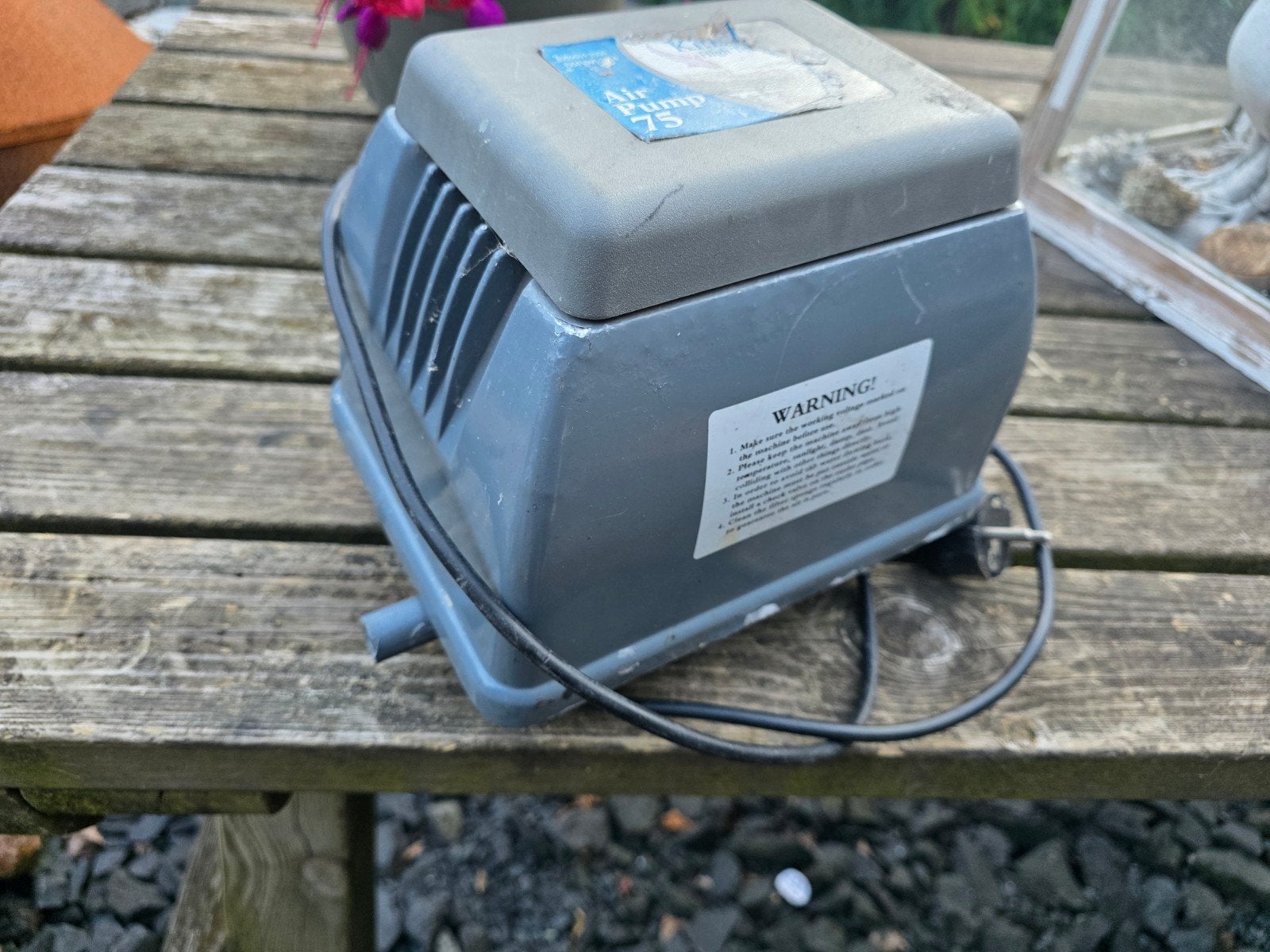 kinshi high tech airpump 75, Ophalen of Verzenden, Zo goed als nieuw, Vijverpomp