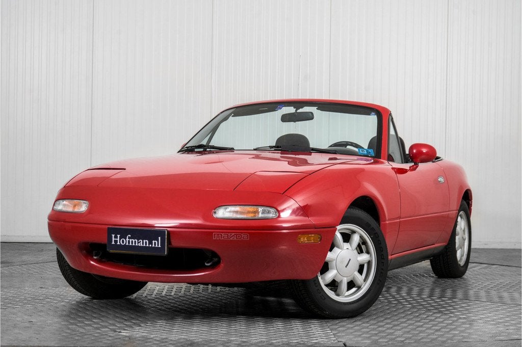 Mazda MX-5 Miata 1.6i-16V Uniek, 61000 miles. (bj 1992), Auto's, Achterwielaandrijving, Gebruikt, 4 cilinders, Cabriolet
