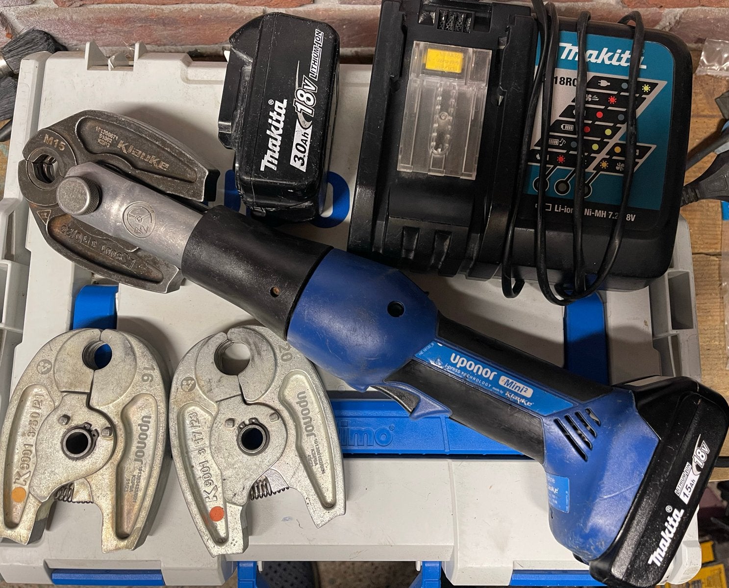 Uponor Mini 2  Accu Perstang klauke, Ophalen of Verzenden, Gebruikt, Overige typen, Overige merken