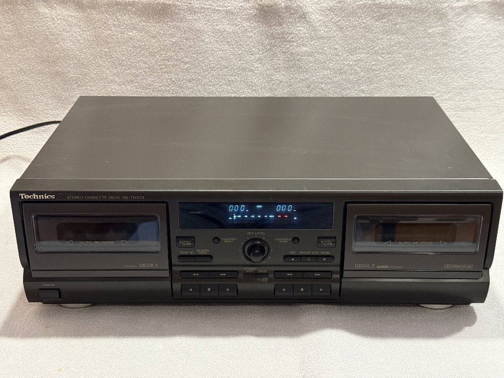 Technics RS-TR373 dubbel cassettedeck, Ophalen of Verzenden, Dubbel, Overige merken, Auto-reverse