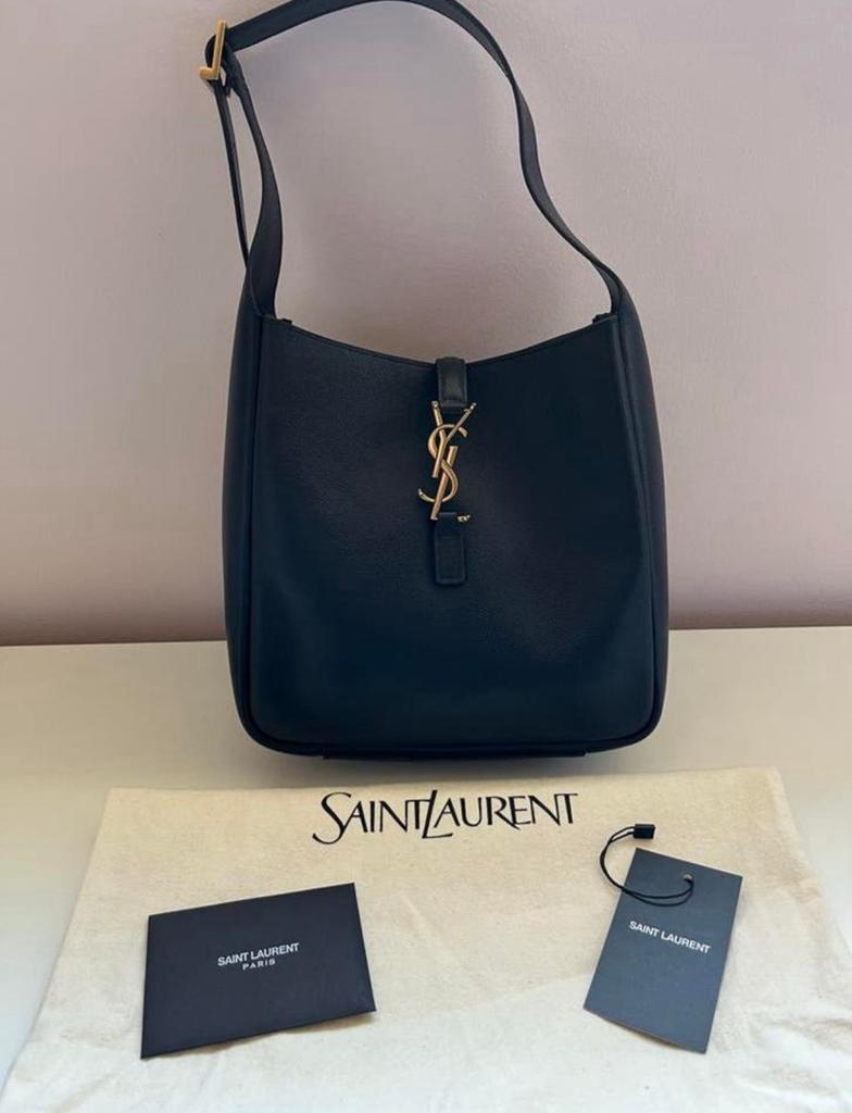 Originele Saint Laurent YSL Schoudertas Zwart, Verzenden, Zo goed als nieuw, Zwart, Schoudertasje