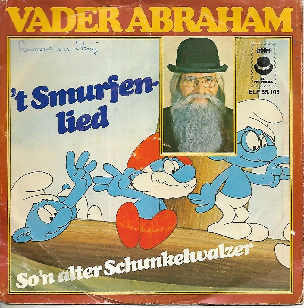 Vader Abraham - `t Smurfenlied, Cd's en Dvd's, Vinyl Singles, Gebruikt, 7 inch, Single, Ophalen of Verzenden