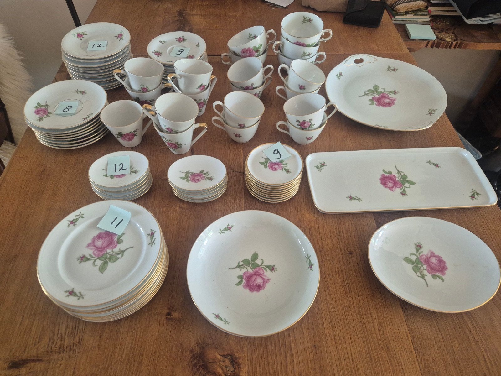 Furstenberg uitgebreid theeservies  + aanvulling, Antiek en Kunst, Antiek | Servies compleet, Ophalen