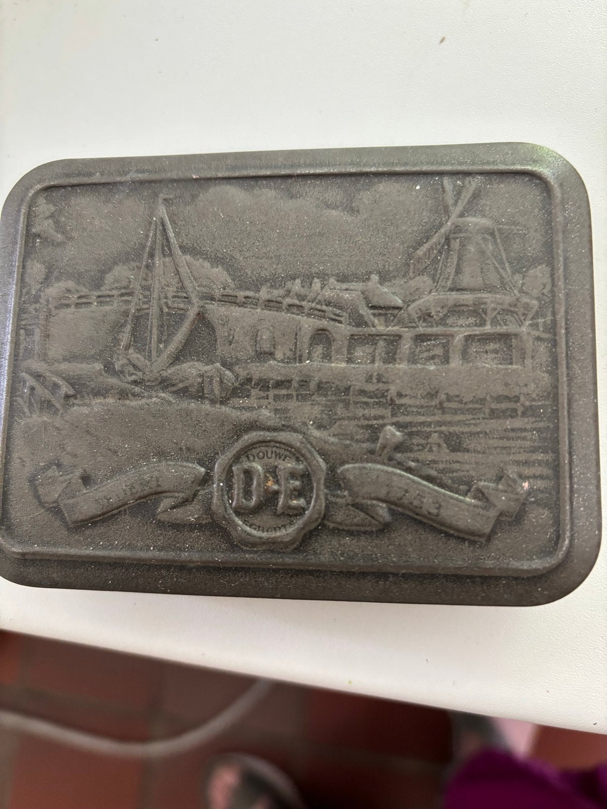 Vintage Douwe Egberts blikje - 1753, Ophalen of Verzenden