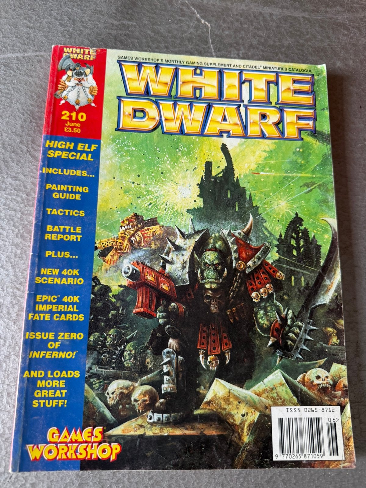 White Dwarf 210 jun 1997, Hobby en Vrije tijd, Wargaming, Ophalen of Verzenden, Gebruikt, Warhammer, Boek of Catalogus