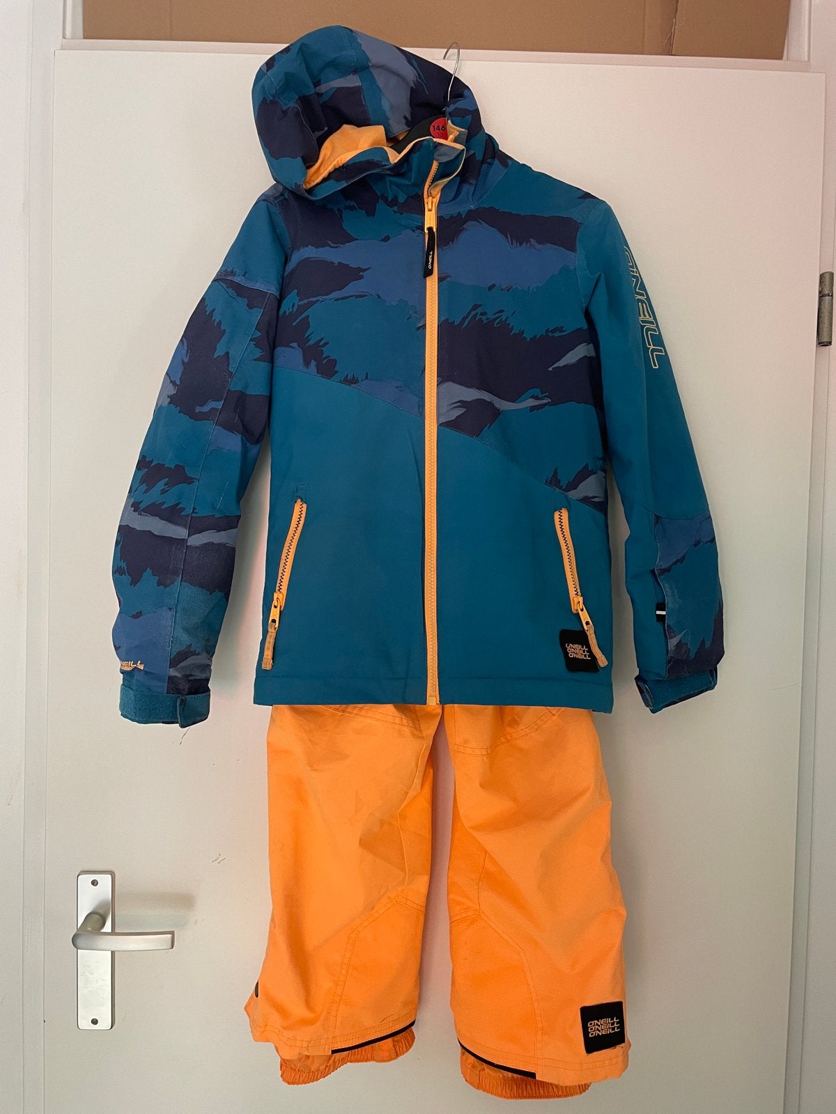 O'Neill ski-jas en skibroek set maat 140, Ophalen of Verzenden, Gebruikt, Jongen
