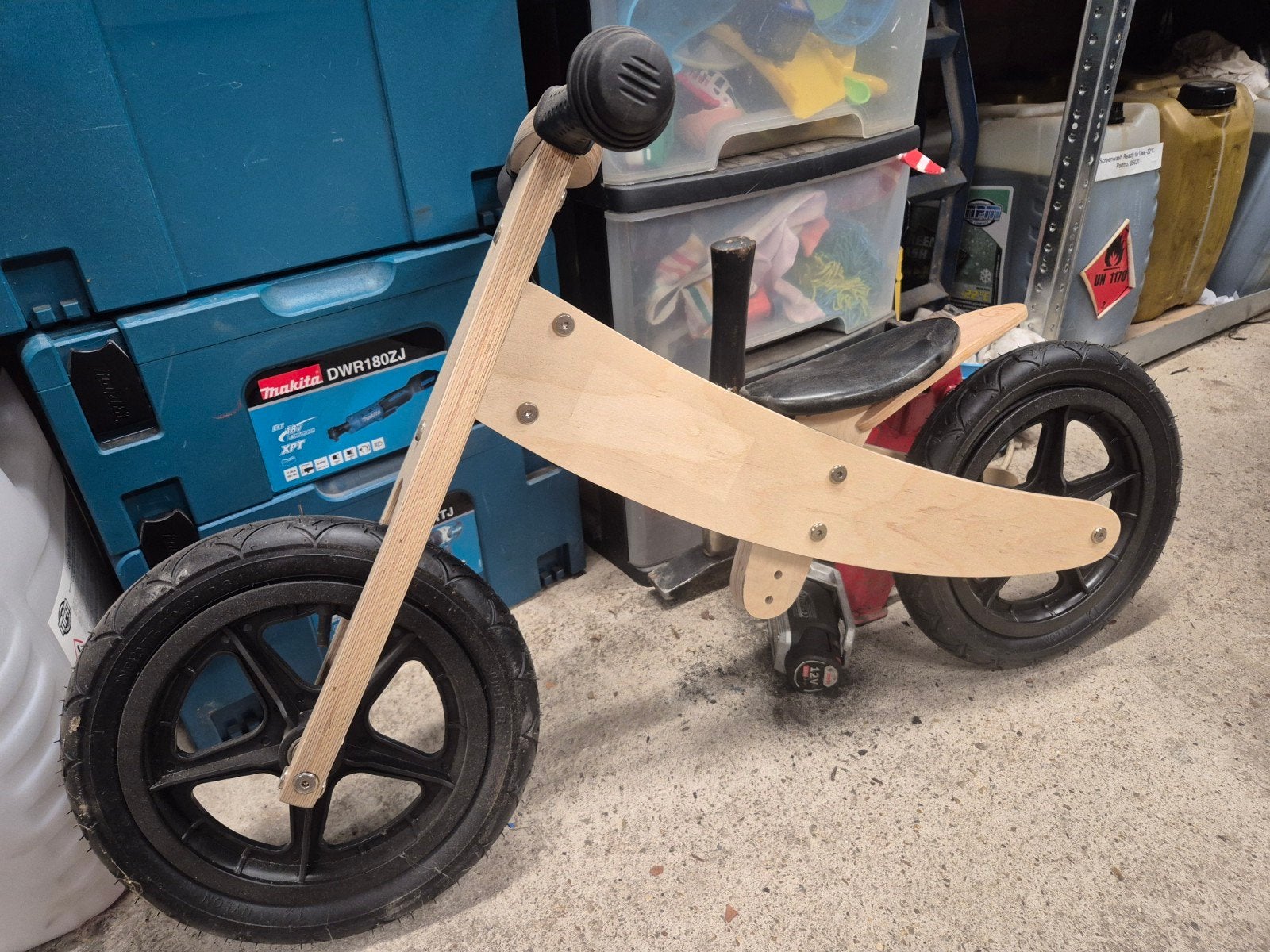 houten loopfiets, Ophalen, Nieuw