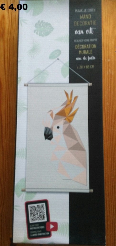 wandkleedje van vilt, Ophalen, Nieuw, Figuurtje(s)
