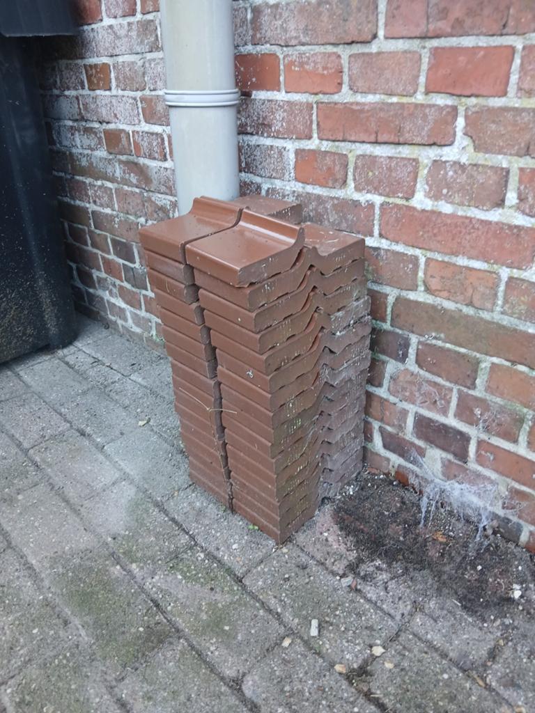 Raamdorpelstenen, Doe-het-zelf en Verbouw, Ophalen, Gebruikt, Steen of Klei, Minder dan 5 m²