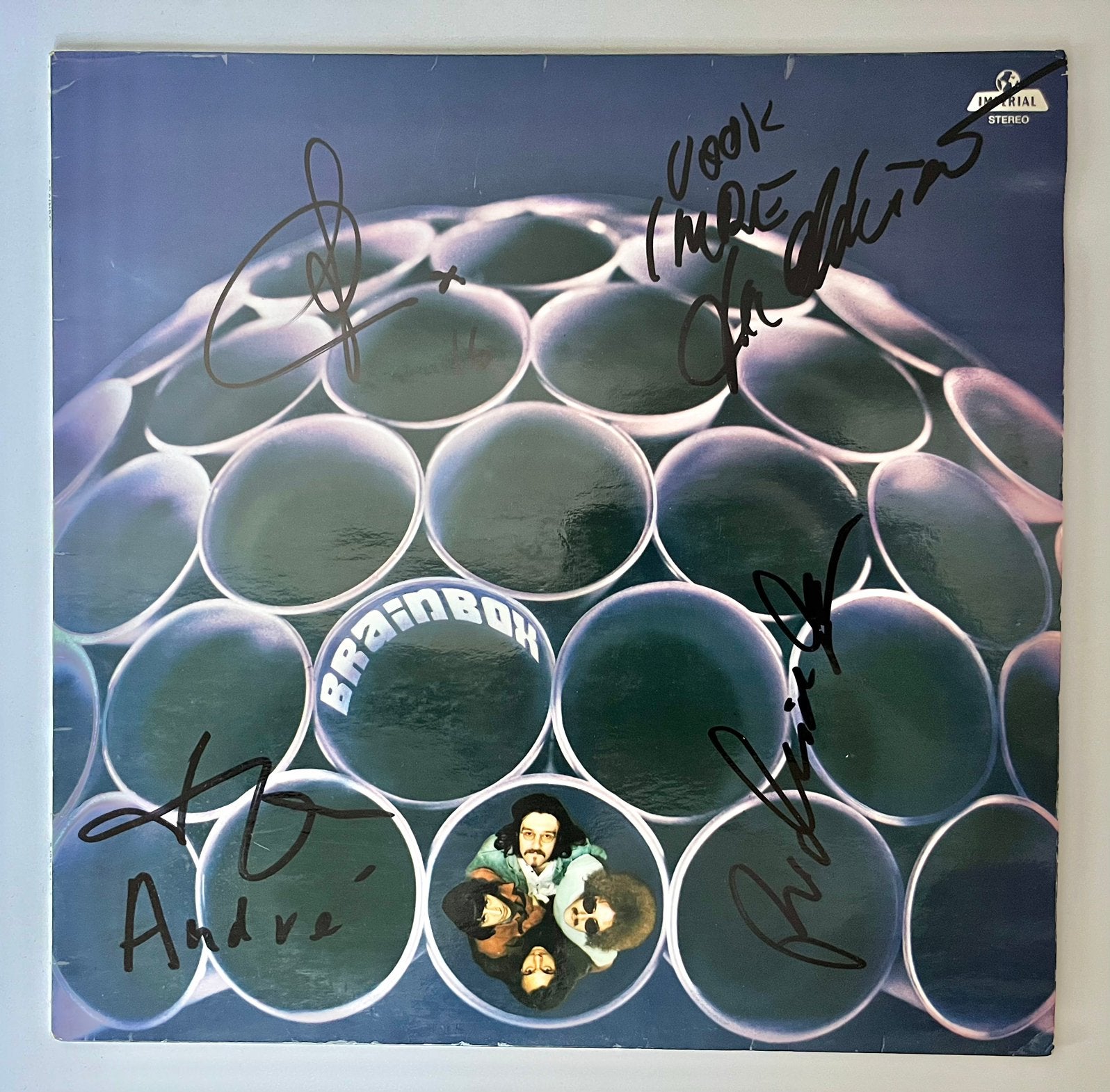 Brainbox LP GESIGNEERD!!! Nederbeat, Verzamelen, Ophalen of Verzenden, Zo goed als nieuw, Cd of Plaat, Gesigneerd