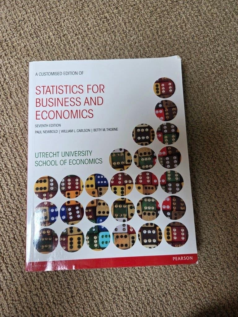 Statistics for Business and Economics - 9781784347598, Boeken, Pearson, Ophalen of Verzenden, Gamma, WO
