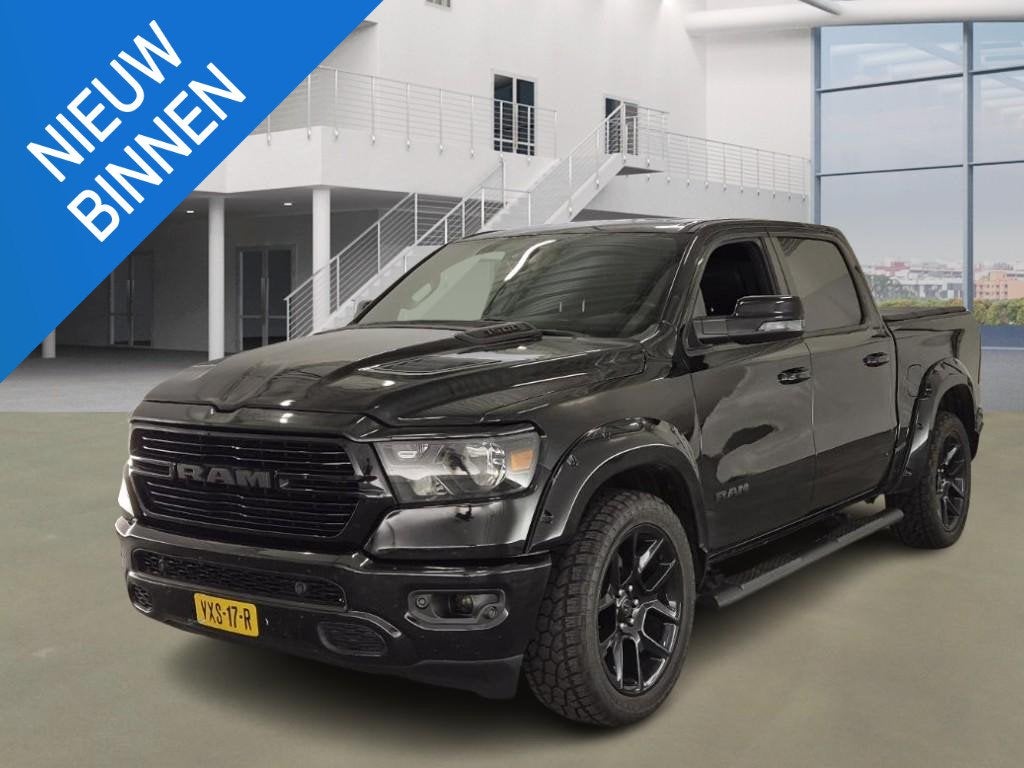 Dodge Ram 1500 4x4 Crew Cab LPG Marge (btw vrij) Blackout, Automaat, Euro 6, 2640 kg, Zwart