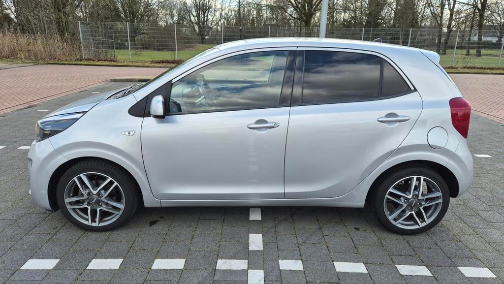 Kia Picanto 1.0 Cvvt 67pk 5-zits 12-2018 Grijs, Stof, Zwart, 4 stoelen, Origineel Nederlands