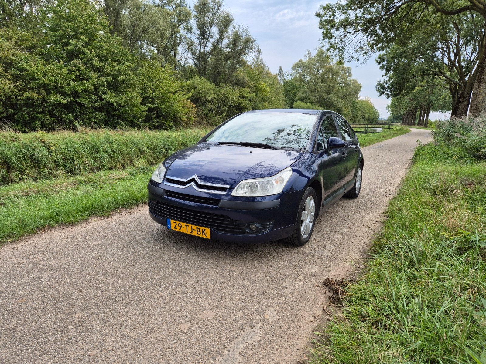Citroën C4 1.6 16v LPG G3, nieuwe APK, trekhaak cruise contr, Voorwielaandrijving, Automatische klimaatregeling, 4 cilinders, Blauw