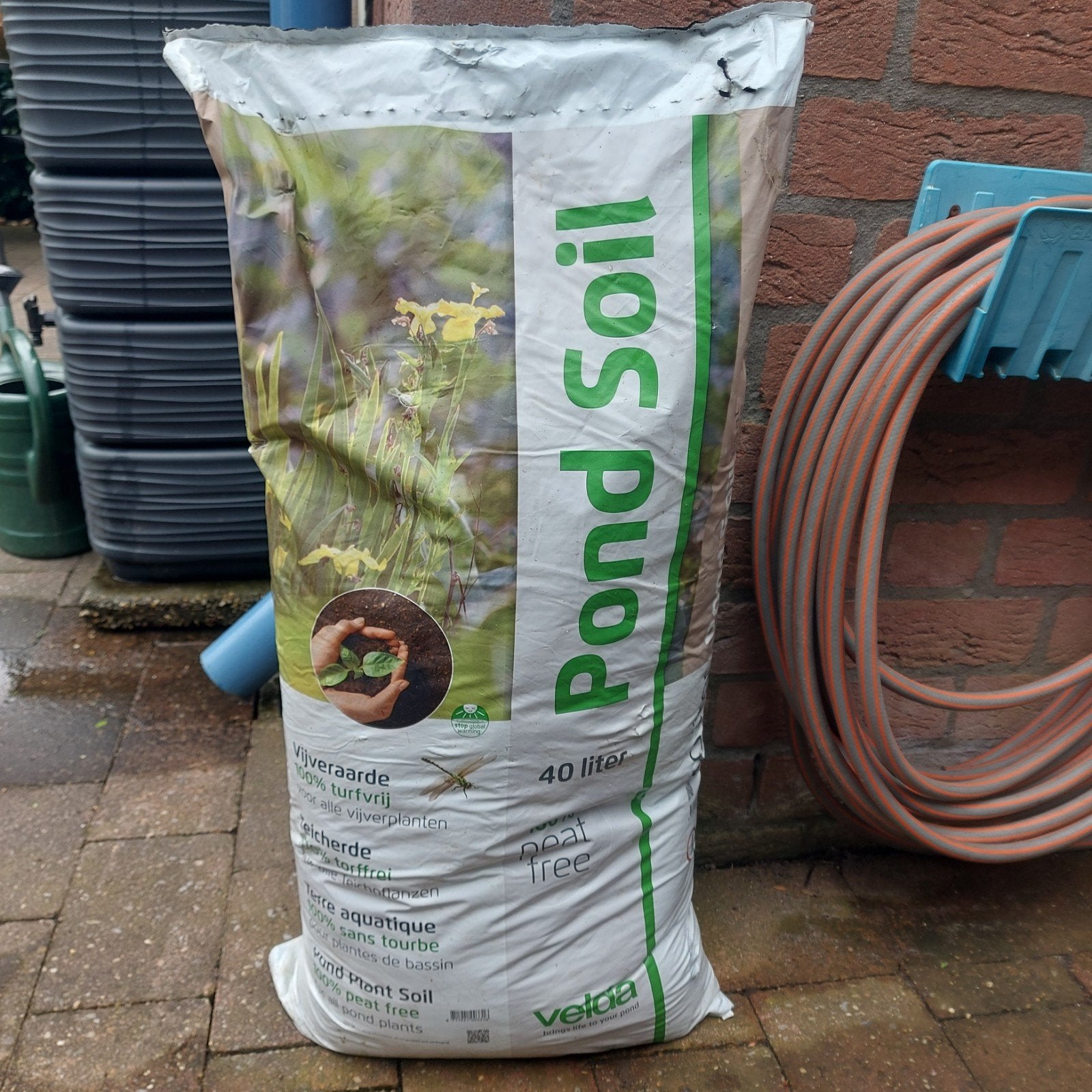 Veldman Pond Soil 40 liter - Vijveraarde turfvrij, Tuin en Terras, Ophalen, Nieuw