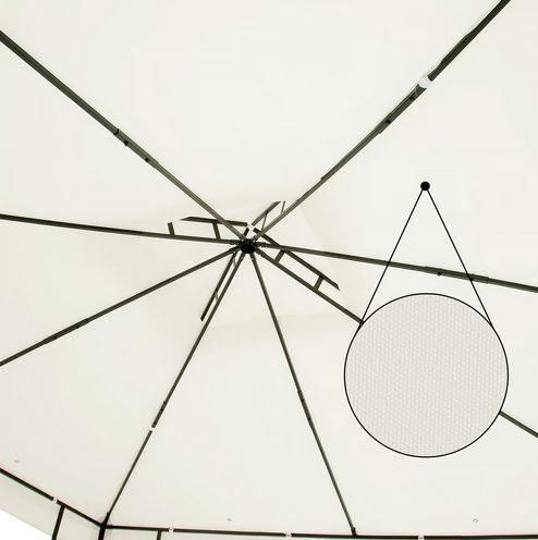 Paviljoen 3x3, partytent prieel crème GRATIS BEZORGD!, Verzenden, Minder dan 4 meter, Nieuw, Nvt