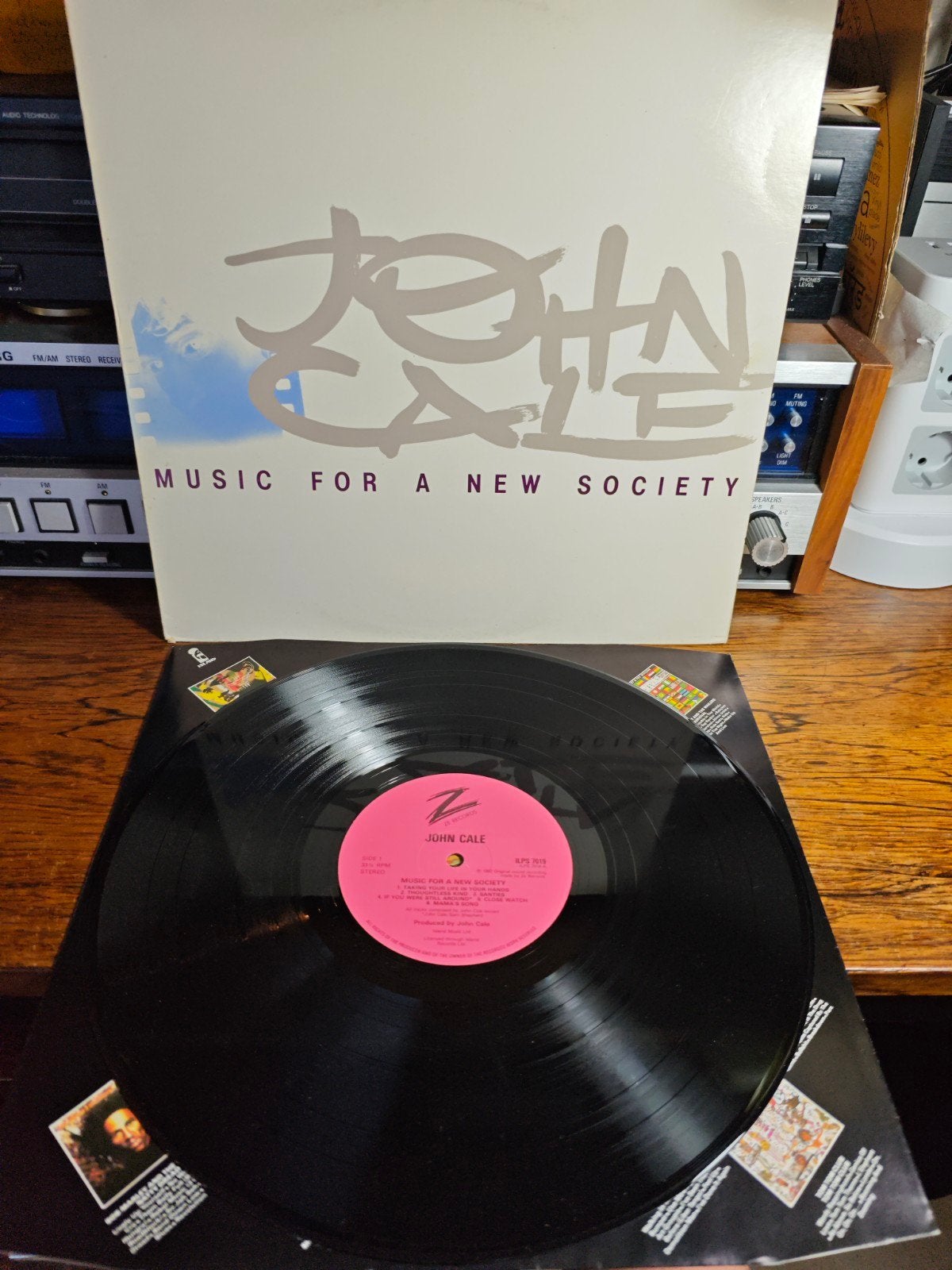 John Cale - Music For A New Society LP (1982) Vinyl, Gebruikt, Originele persing, 1980 - 1989, Alternative