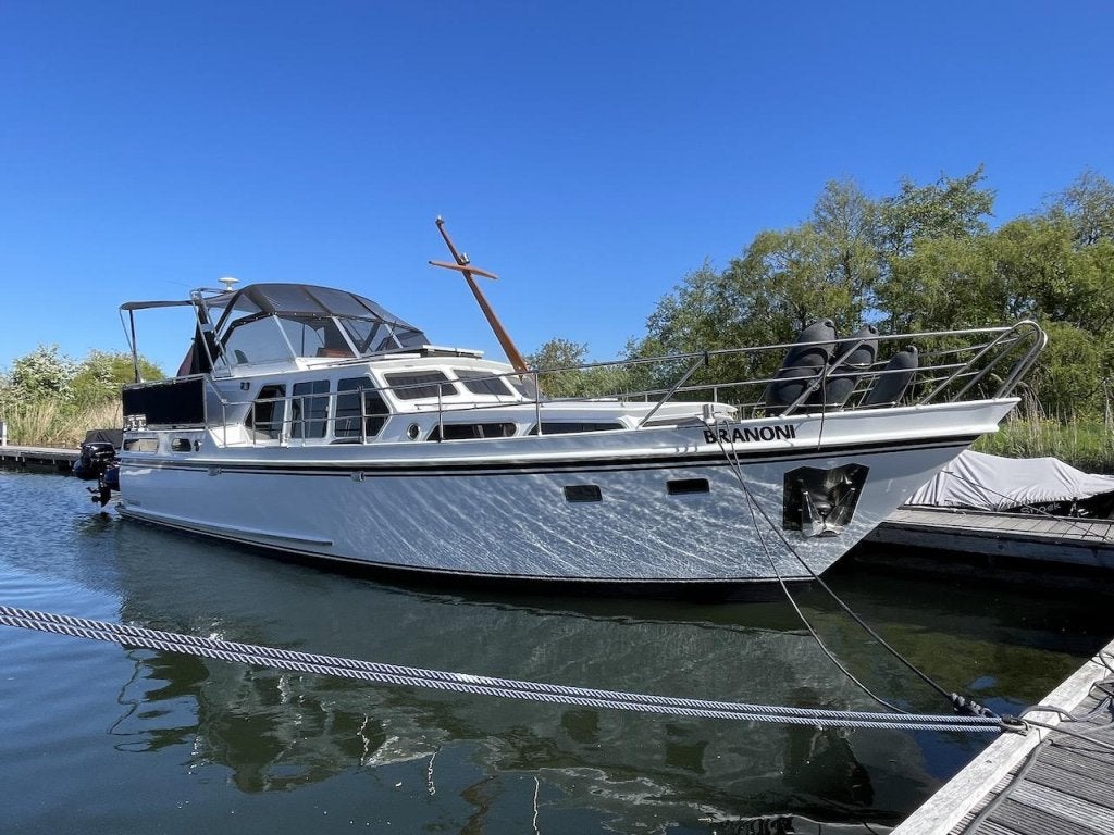 Valkkruiser 12m. 1982, Daf, boegschr. recent 2k geschilderd, Watersport en Boten, Motorboten en Motorjachten, Staal, Overige merken