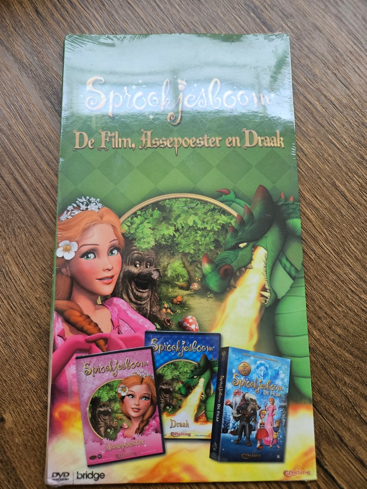 Sprookjesboom De Film, Assepoester en Draak DVD Box, Ophalen of Verzenden