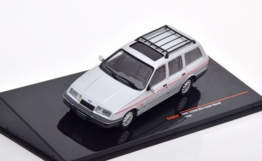 Ford Sierra Ghia Estate 1988 (Rural) Zilver 1-43 Ixo Models, Overige merken, Auto, Ixo Models, Ixo Models