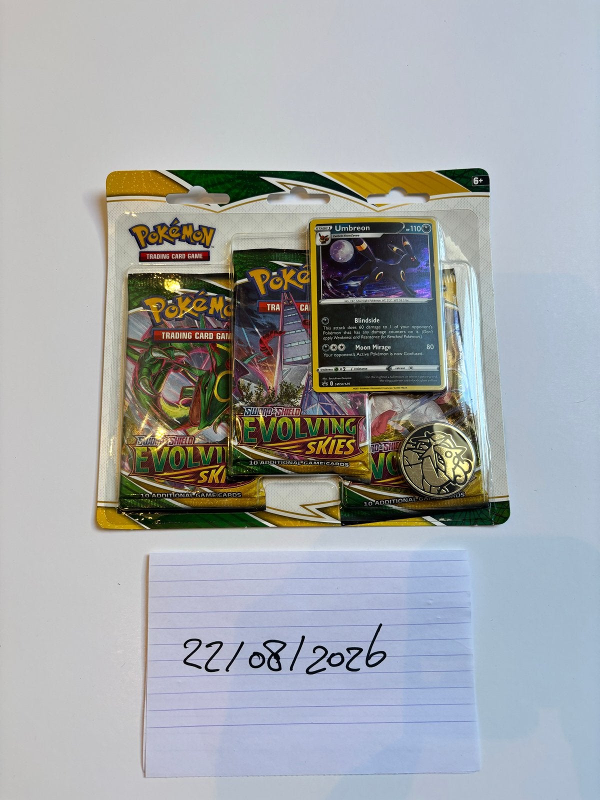 Evolving Skies Blister met Umbreon Promo, Ophalen of Verzenden, Nieuw, Overige typen