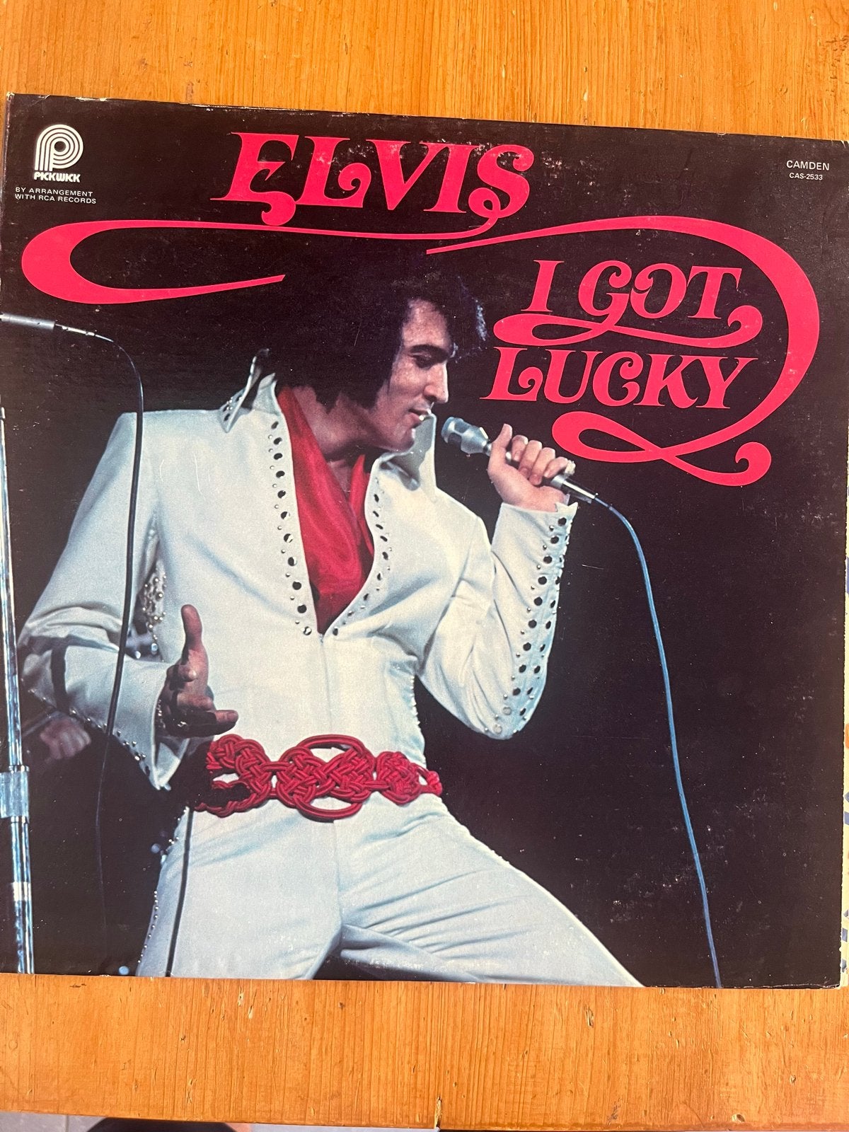 Elvis Presley - I Got Lucky LP (Pickwick/Camden), Ophalen of Verzenden, Gebruikt, Poprock