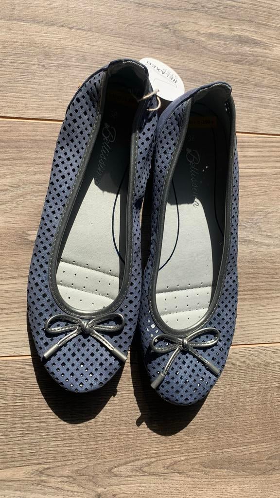 Bellissima ballerina's maat 38, Blauw, Nieuw, Ballerina's, Ophalen of Verzenden
