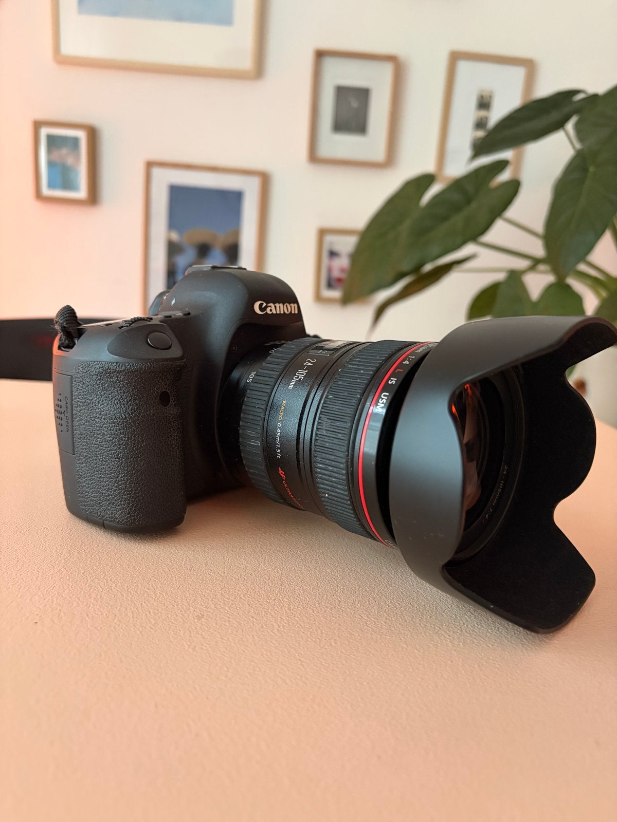 Canon 6D met 24-105mm USM lens, Gebruikt, Spiegelreflex, Canon, Beeldstabilisatie