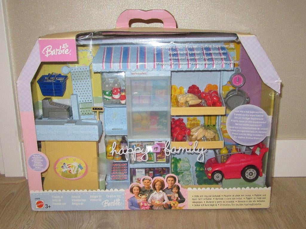 Barbie Happy Family supermarkt winkel NRFB, Ophalen of Verzenden, Nieuw, Barbie