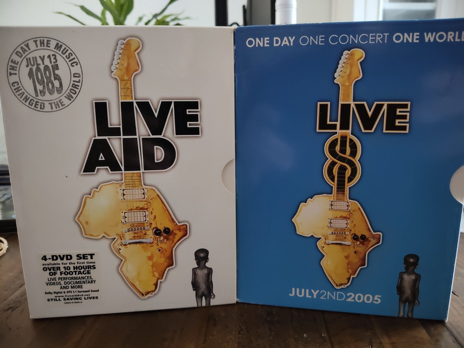 Live Aid 1985 & Live 8 2005 Dvd Set ZGAN Fantastische Boxset, Alle leeftijden, Ophalen of Verzenden, Zo goed als nieuw
