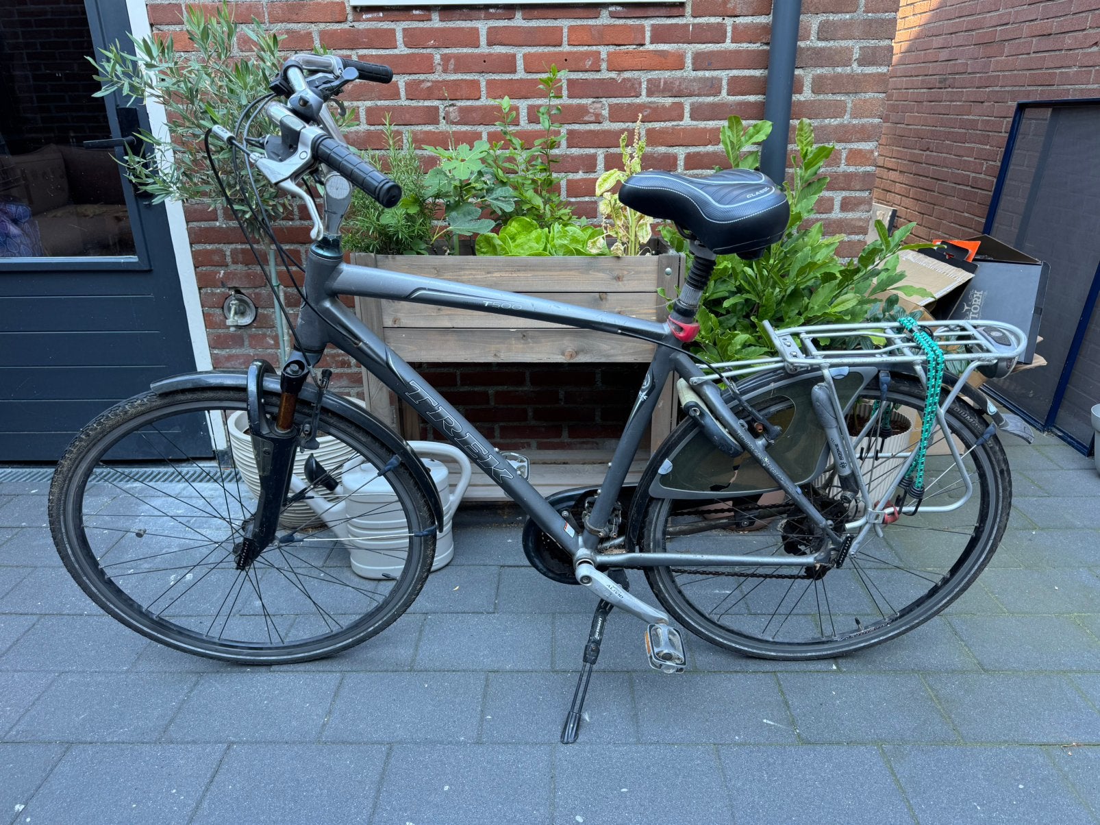 Oude herenfiets, Fietsen en Brommers, Fietsen | Heren | Herenfietsen, Ophalen, Gebruikt, Overige merken