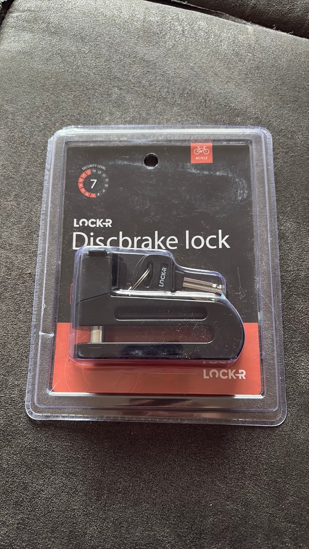 LOCK-R Schijfremslot - Nieuw in doos voor extra veiligheid, Fietsen en Brommers, Fietsaccessoires | Fietsenrekken, Ophalen, Nieuw