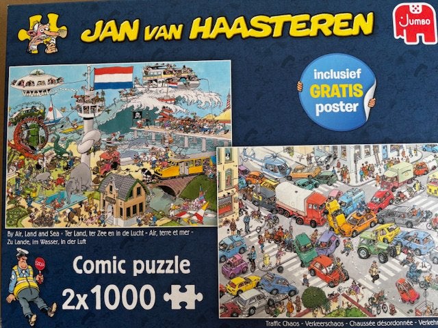 Duo doos JvH, Ophalen, 500 t/m 1500 stukjes, Zo goed als nieuw