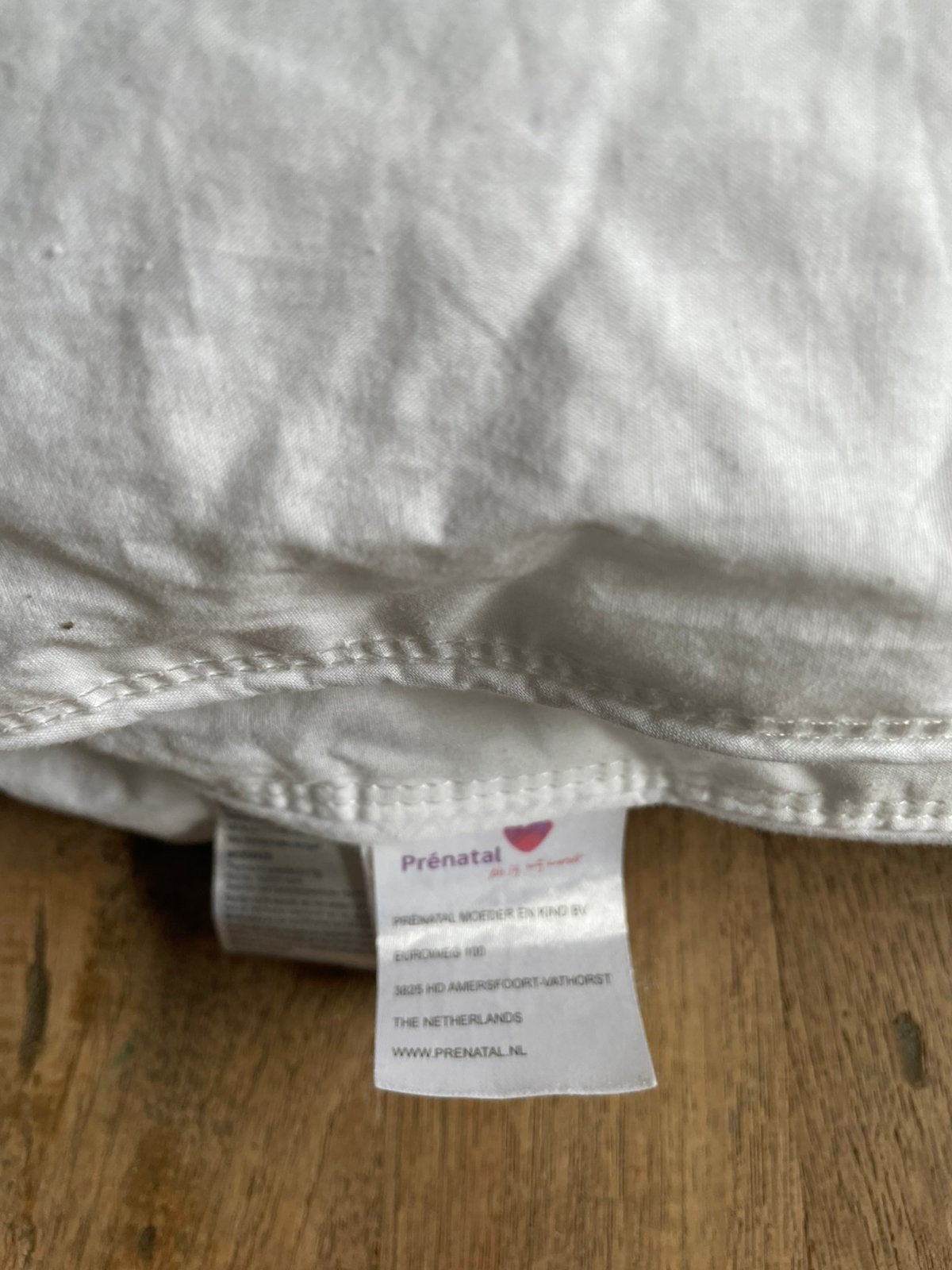 Prenatal dekbed ledikant 130-100cm, Kinderen en Baby's, Kinderkamer | Beddengoed, Jongetje of Meisje, Wit, Ophalen of Verzenden