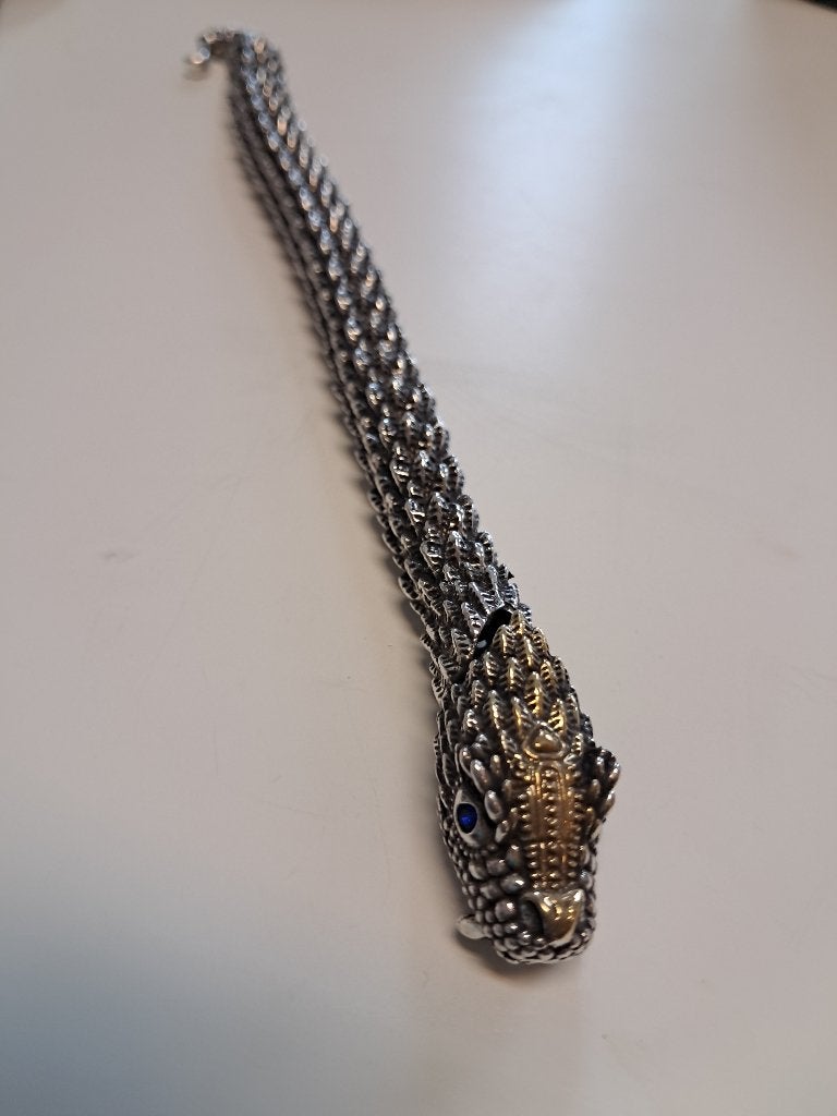 Stoere Draken Armband 20 cm, Staal, Nieuw, DEVENTER, Kansenkoop@gmail.com