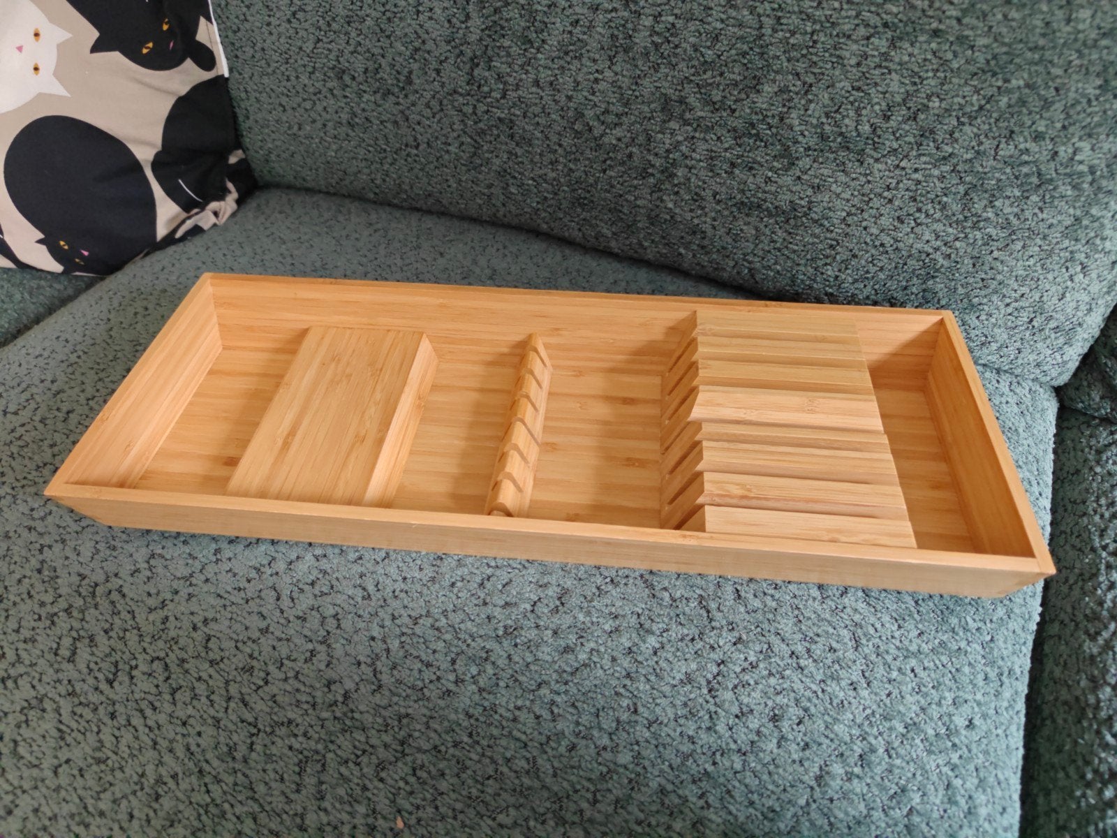 IKEA messenblok voor in lade - bamboe, Ophalen, Hout, IKEA, Bruin