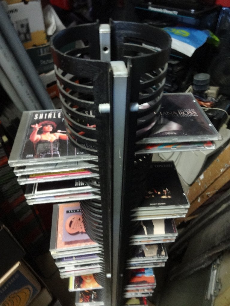 CD rek voor 120 CD's, Ophalen, Kunststof, Gebruikt, 75 tot 150 discs
