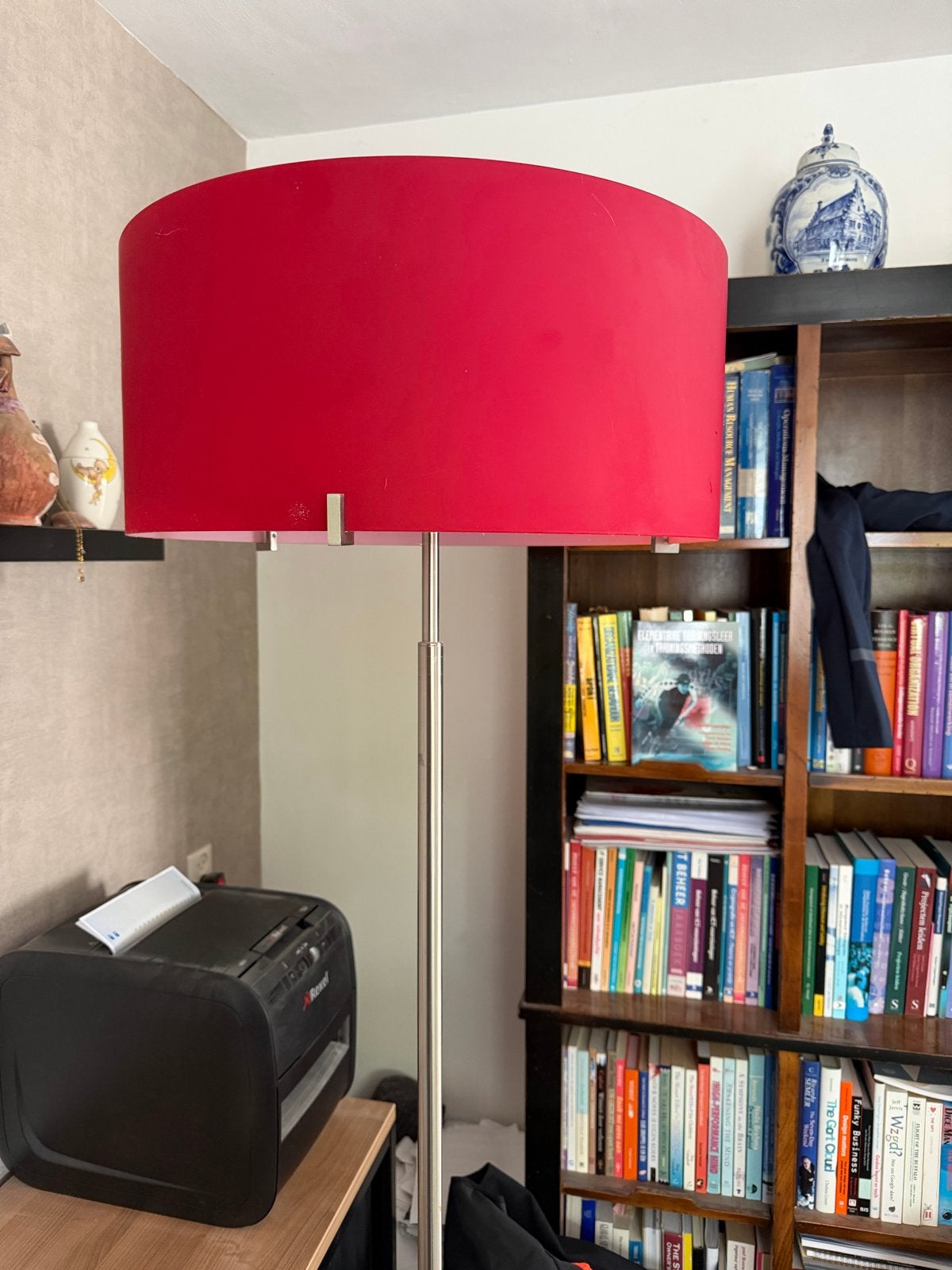 Moderne staande designlamp, Ophalen, Gebruikt, E27 (groot), Metaal
